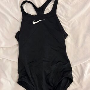 Black Nike one piece swim suit
